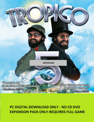 

Tropico 5 - Espionage with Expansion Pack Only(Code in the Box - for PC)
