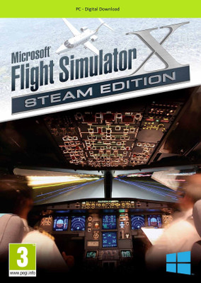 Microsoft Flight Simulator X: Steam Edition(Code in the Box - for PC)