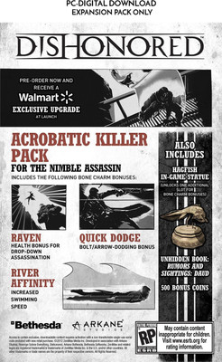 

Dishonored Acrobatic Killer with Expansion Pack Only(Code in the Box - for PC)