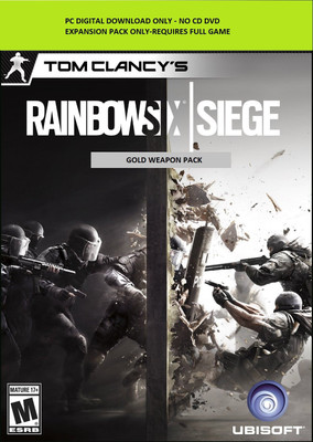 

Tom Clancy's Rainbow Six Siege Gold Weapon Pack with Expansion Pack Only(Code in the Box - for PC)