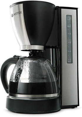 

VITEK VT-1509 BK-I 12 cups Coffee Maker(Black & Silver)