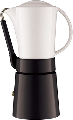 

Aerolatte Cafe Porcellana 4 cups Coffee Maker(Black)