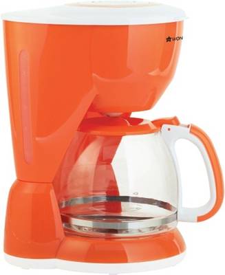 Wonderchef 63151724 10 cups Coffee Maker (Orange) 