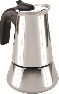 Leo Retail Concepts LCP4C1 4 Cups Espresso Coffee Maker (Silver)