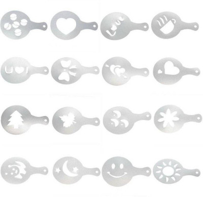 

Novelty Manufacturer NM015 Coffee Stencils(Pack of 16)
