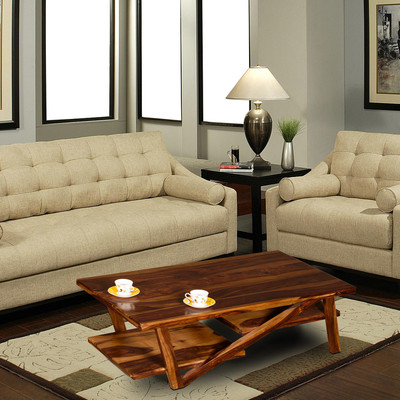 

The Attic Solid Wood Coffee Table(Finish Color - Provincial Teak)