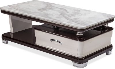 

Durian VEGA/CT Stone Coffee Table(Finish Color - Ivory/Chocolate Brown)