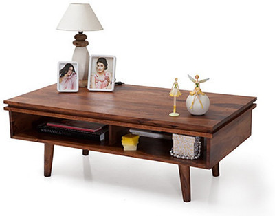 Urban Ladder Parker Solid Wood Coffee Table(Finish Color - Teak)