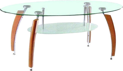 Nilkamal Drew Glass Coffee Table(Finish Color - Brown, Knock Down)