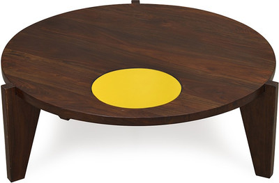 

@home by Nilkamal Solid Wood Coffee Table(Finish Color - Yellow)