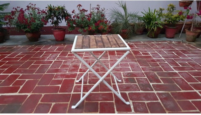 

Onlineshoppee Wooden Coffee Table Solid Wood Coffee Table(Finish Color - Light White)