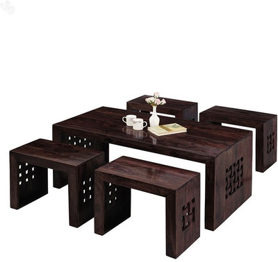 

Ringabell Solid Wood Coffee Table(Finish Color - Mahogany & Teak)