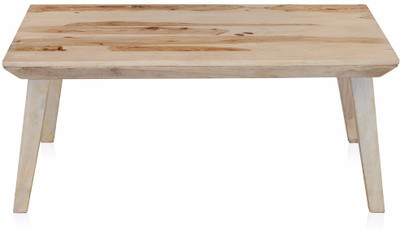 

@home by Nilkamal Magix Solid Wood Coffee Table(Finish Color - White Natural)