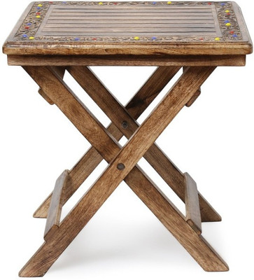 

Onlineshoppee CAC Solid Wood End Table(Finish Color - Brown)