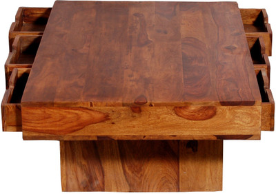 

Ringabell Solid Wood Coffee Table(Finish Color - Rich Honey)
