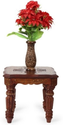 

Onlineshoppee CAC Solid Wood Side Table(Finish Color - Walnut Brown)
