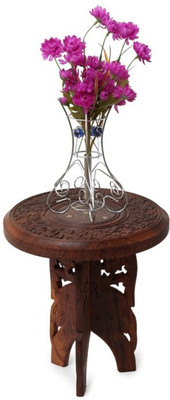 

Onlineshoppee AFR1165 Solid Wood Side Table(Finish Color - Walnut Brown)