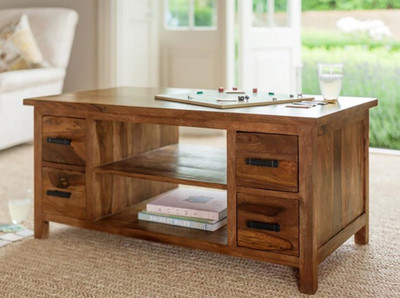 

Shop Sting Solid Wood Coffee Table(Finish Color - Glossy)