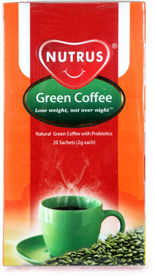 

Nutrus Probiotic Green Instant Coffee(40 g, Green Coffee Flavoured)