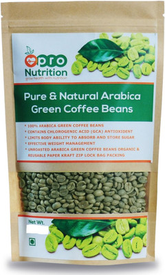 

ProNutrition Pure & Natural Arabica green coffee beans Filter Coffee 400 g(Green Coffee Flavoured)
