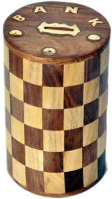 

Crafts World V&SV001 Coin Bank(Brown)