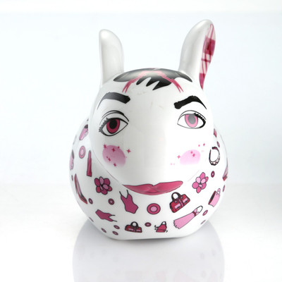 

Multiple Choice Bunny Coin Bank(Multicolor)