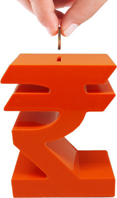 

Tuelip Rupee Coin Bank(Orange)