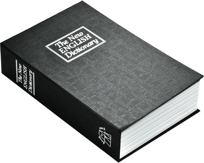 

GeekGoodies Dictionary Book Iron Safe Vault Money Piggy Key Lock Coin Bank(Multicolor)