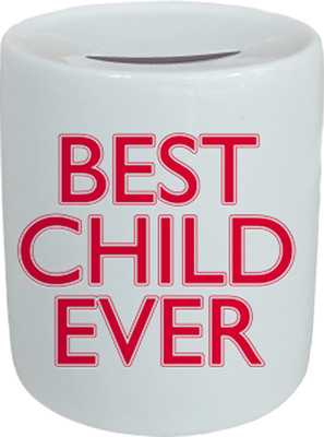 

Tied Ribbons Best Child Ever Printed Children�s Day Gifts Coin Bank(White)
