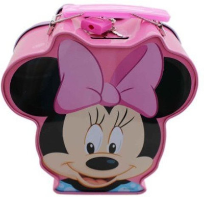 

GoMerryKids Kids Metal Piggy Money Bank Coin Bank(Pink)