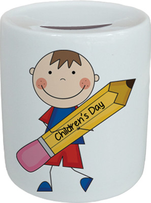 

Tied Ribbons Children's Day Gifts Coin Bank(White)