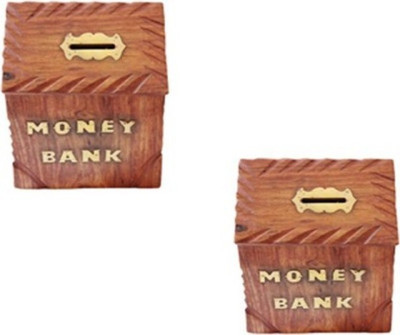 

Crafts World V&S007 Coin Bank(Brown)
