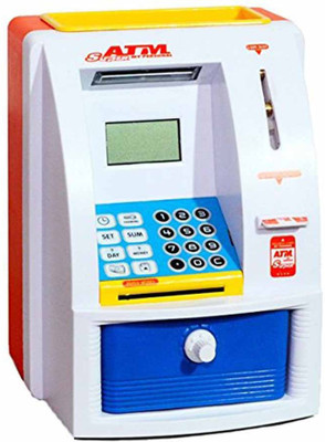 

Gift World Personal ATM Machine Toy Coin Bank(Multicolor)