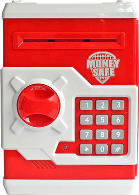 

Babeezworld Electronic Locks Coin Bank(Red)