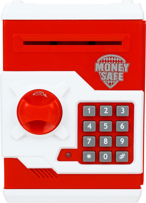 

TANVI INTERNATIONAL MONEY SAFE WITH ELECTRONIC LOCK Coin Bank(Multicolor)