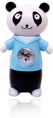 

Planet of Toys Piggy Bank with Clock Coin Bank(Multicolor)