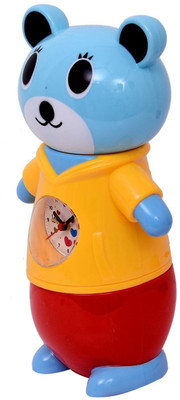 

Planet of Toys Piggy Bank with Clock (Yellow) Coin Bank(Yellow)