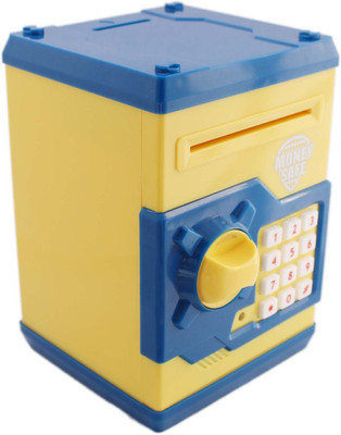 

Toyzstation Money Safe And Note Coin Bank(Blue, Yellow)
