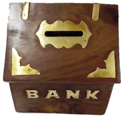 Craft Mansion House Style Coin Bank(Multicolor)