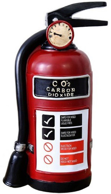 

GeekGoodies Fire Extinguisher Design Decorative Showpiece With Piggy Coin Bank(Red, Black)