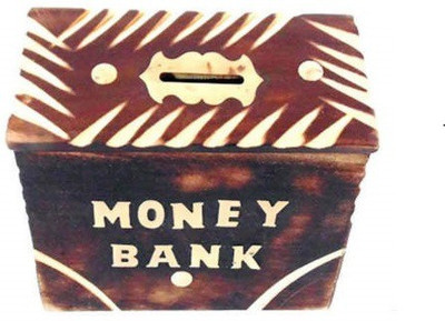 

Antiqua Vgroup AV123 Coin Bank(Brown)