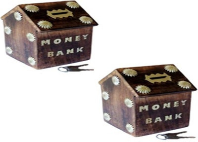 

Crafts World V&S005 Coin Bank(Brown)