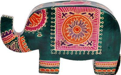 

Riya's Signature Elephant1 Coin Bank(Green)
