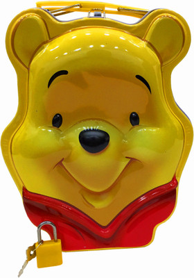 

Gayatri Creations POOH Coin Bank(Multicolor)