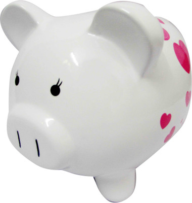 

Buddyboo Kids Pig-Shaped Kiddy Bank, Big Size, Pink Coin Bank(Pink)