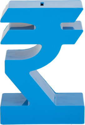 

Gadge RUPEE STYLED Coin Bank(Blue)
