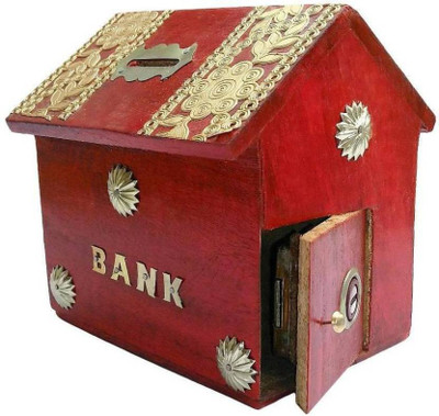 

Seema Crafts CB1 Coin Bank(Red)