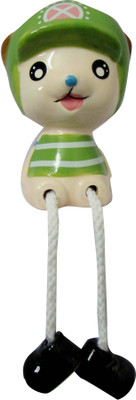 

Buddyboo Green Baby With Hanging legs Kiddy Bank For Kids Coin Bank(Green)