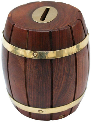 

Desi Karigar Piggy Bank Coin Bank(Brown)