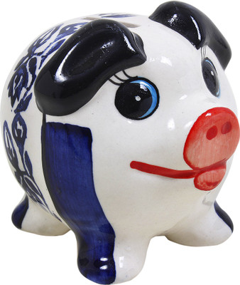 

Store Indya Piggy Bank Coin Bank(Blue)